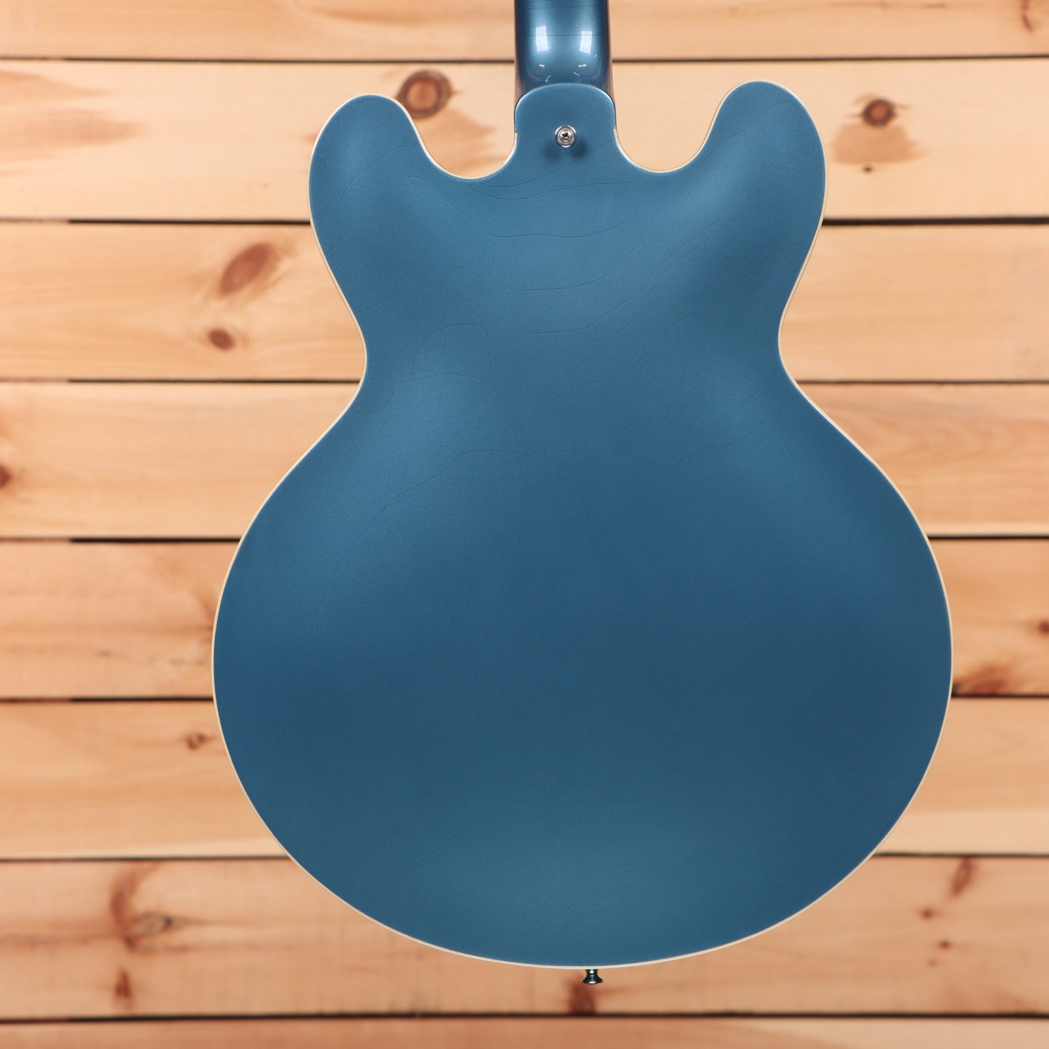 Gibson PSL-1961 ES-335 Ultra-Light semi-hollow electric guitar Aged Frost Blue with dual humbuckers and cutaway body