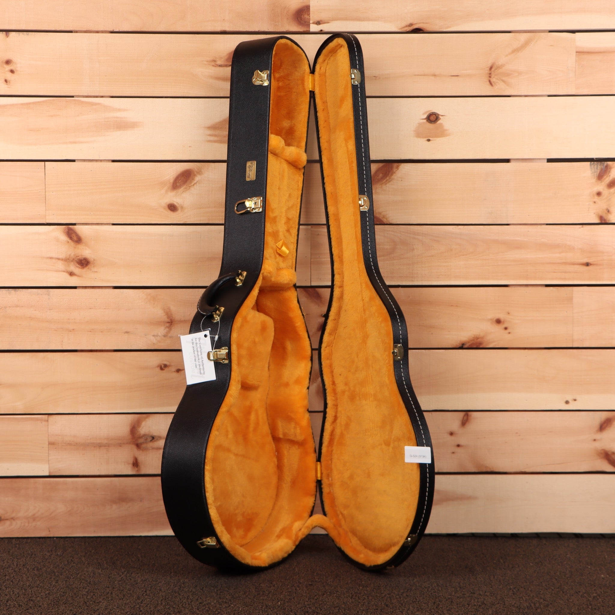 Gibson PSL-1961 ES-335 semi-hollow electric guitar Pelham Blue with gold hardware and orange velvet interior case
