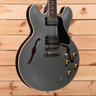 Gibson PSL-1961 ES-335 semi-hollow electric guitar aged silver poly with gold hardware and f-holes