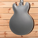 Gibson PSL-1961 ES-335 semi-hollow electric guitar Aged Silver Poly with Sparkling Burgundy binding and f-holes