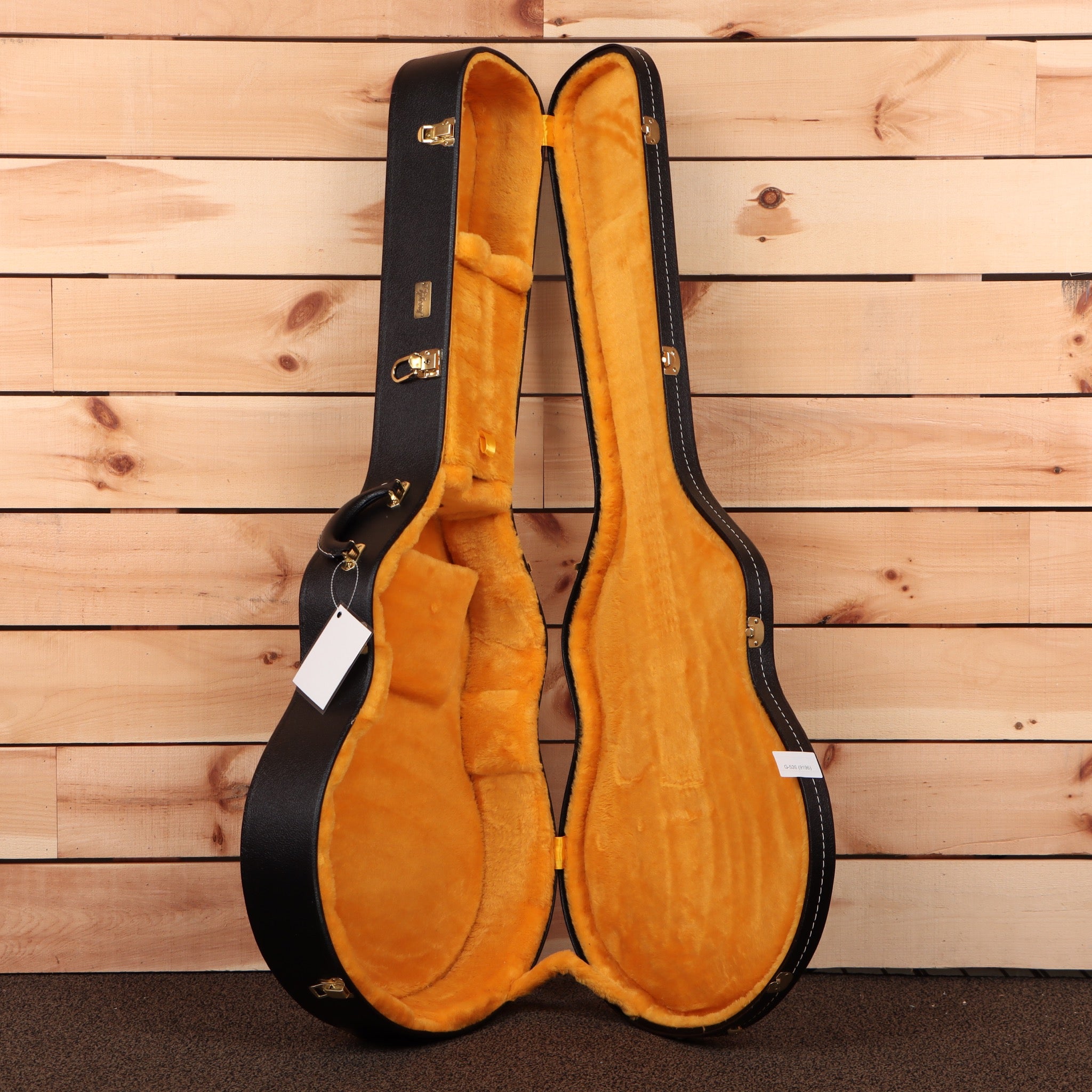 Gibson PSL-1961 ES-335 semi-hollow electric guitar Sparkling Burgundy with gold hardware and orange interior case