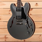 Gibson PSL-1961 ES-335 semi-hollow electric guitar Aged Silver Poly with dual humbuckers and f-holes