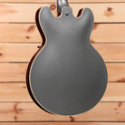 Gibson PSL-1961 ES-335 semi-hollow electric guitar Aged Silver Poly with semi-hollow body design