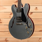 Gibson PSL-1961 ES-335 semi-hollow electric guitar Aged Silver Poly with dual humbuckers and f-holes