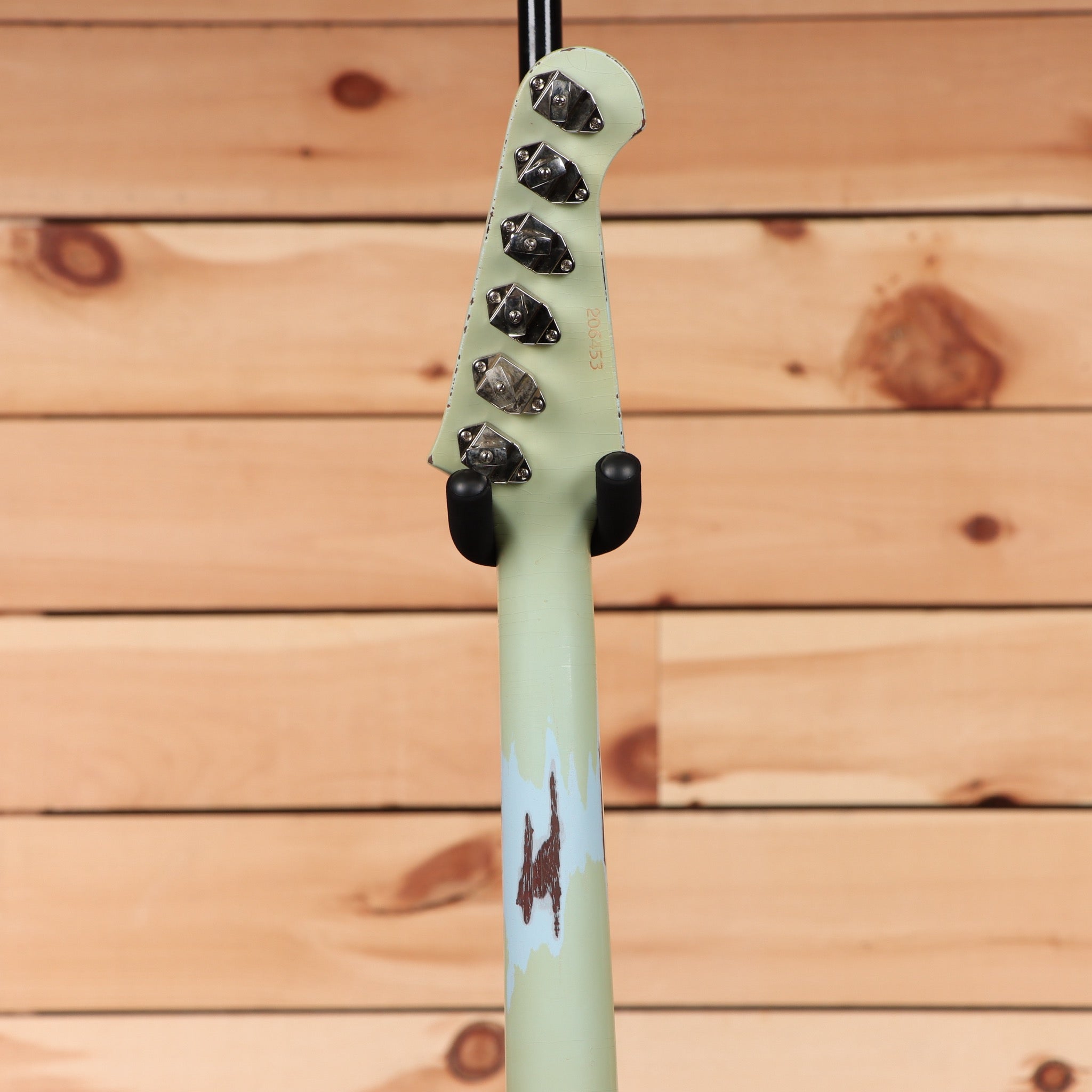 Gibson 1963 Firebird V electric guitar Antique Frost Blue with Maestro Vibrola tremolo system