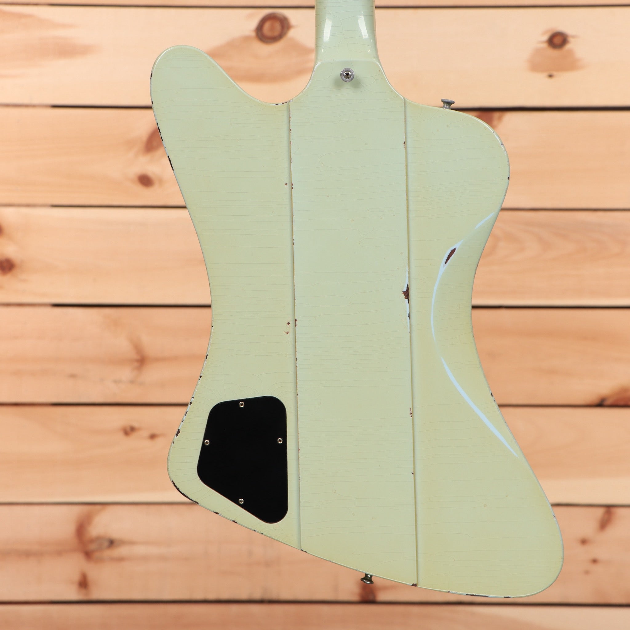 Gibson 1963 Firebird V electric guitar Antique Frost Blue with Maestro vibrola and black pickguard