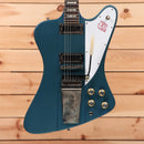 Gibson 1963 Firebird V electric guitar Pelham Blue with Maestro Vibrola tremolo and dual humbuckers