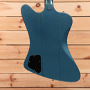 Gibson 1963 Firebird V electric guitar Pelham Blue aged finish with Maestro vibrolo tremolo