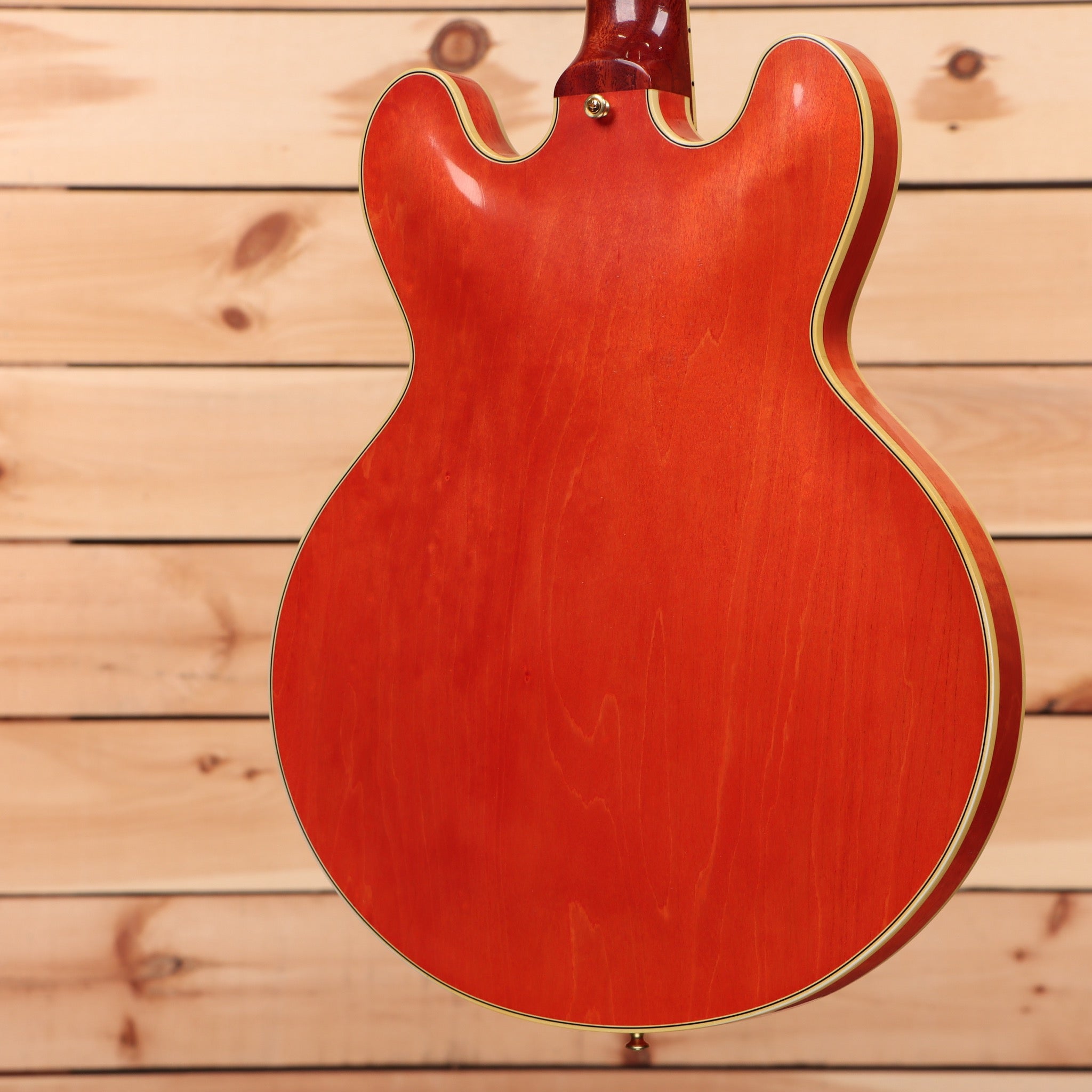Gibson 1959 ES-355 semi-hollow electric guitar Watermelon Red light-aged with gold binding