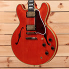 Gibson 1959 ES-355 light-aged semi-hollow electric guitar Watermelon Red with dual humbuckers and f-holes