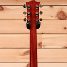 Gibson ES-355 light-aged semi-hollow electric guitar watermelon red with gold tuning machines
