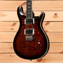 Paul Reed Smith SE Custom 24 electric guitar Black Gold Sunburst with flamed maple top and dual humbuckers