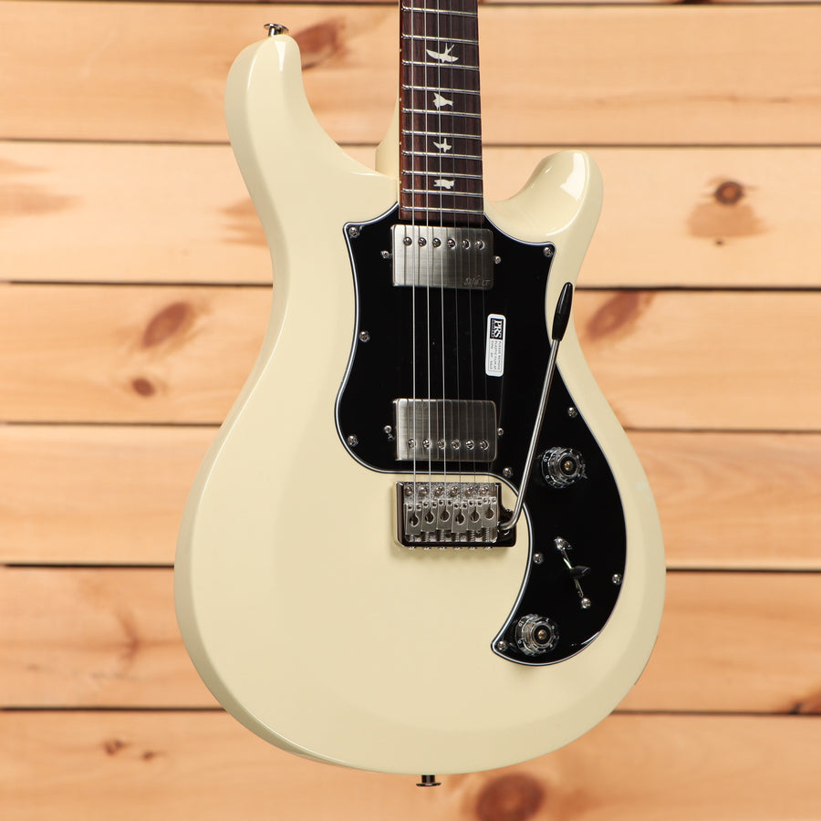 Paul Reed Smith S2 Standard 22 electric guitar Antique White with dual humbuckers and tremolo bridge