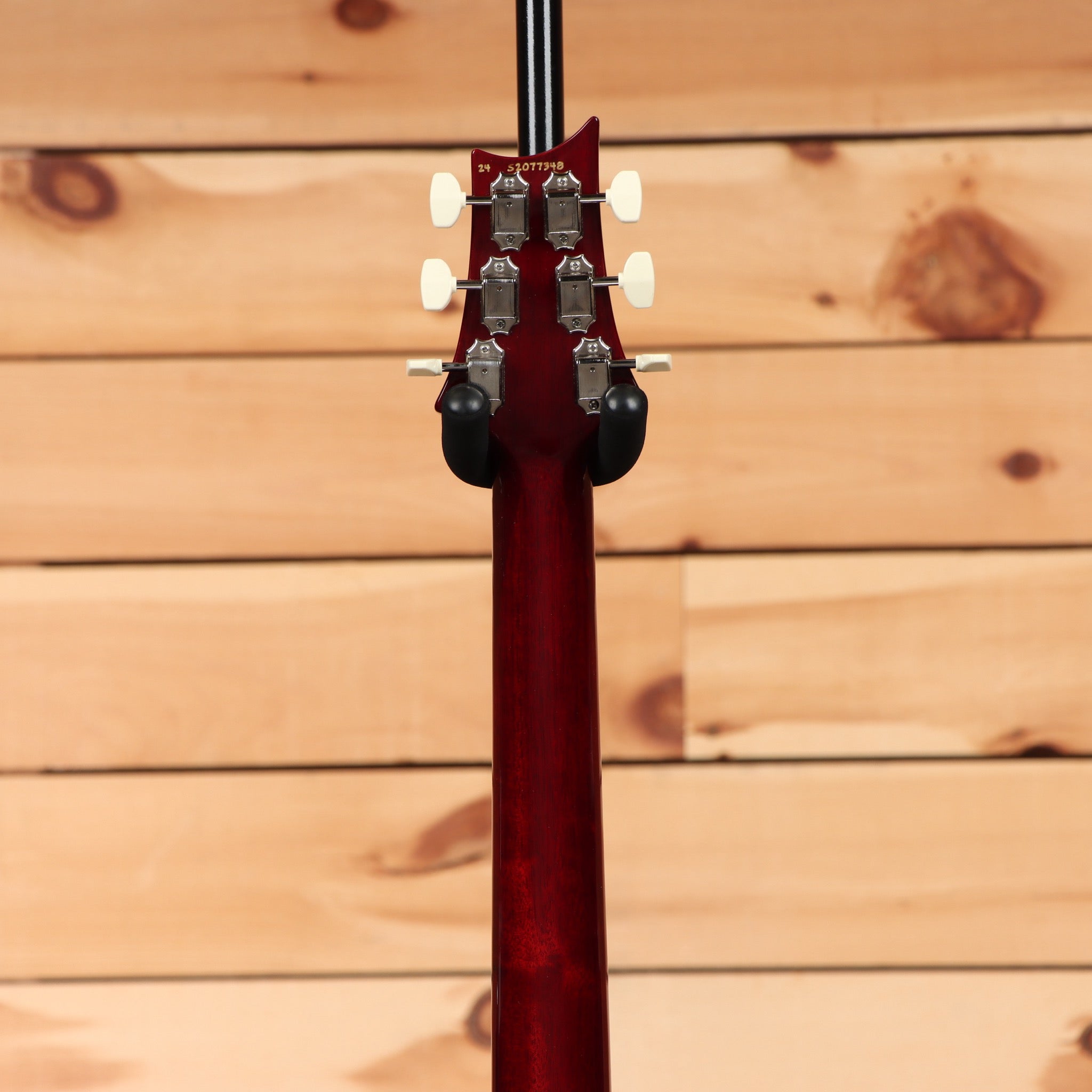 Paul Reed Smith S2 McCarty 594 Dark Cherry Sunburst electric guitar with dual humbuckers and vintage tuners