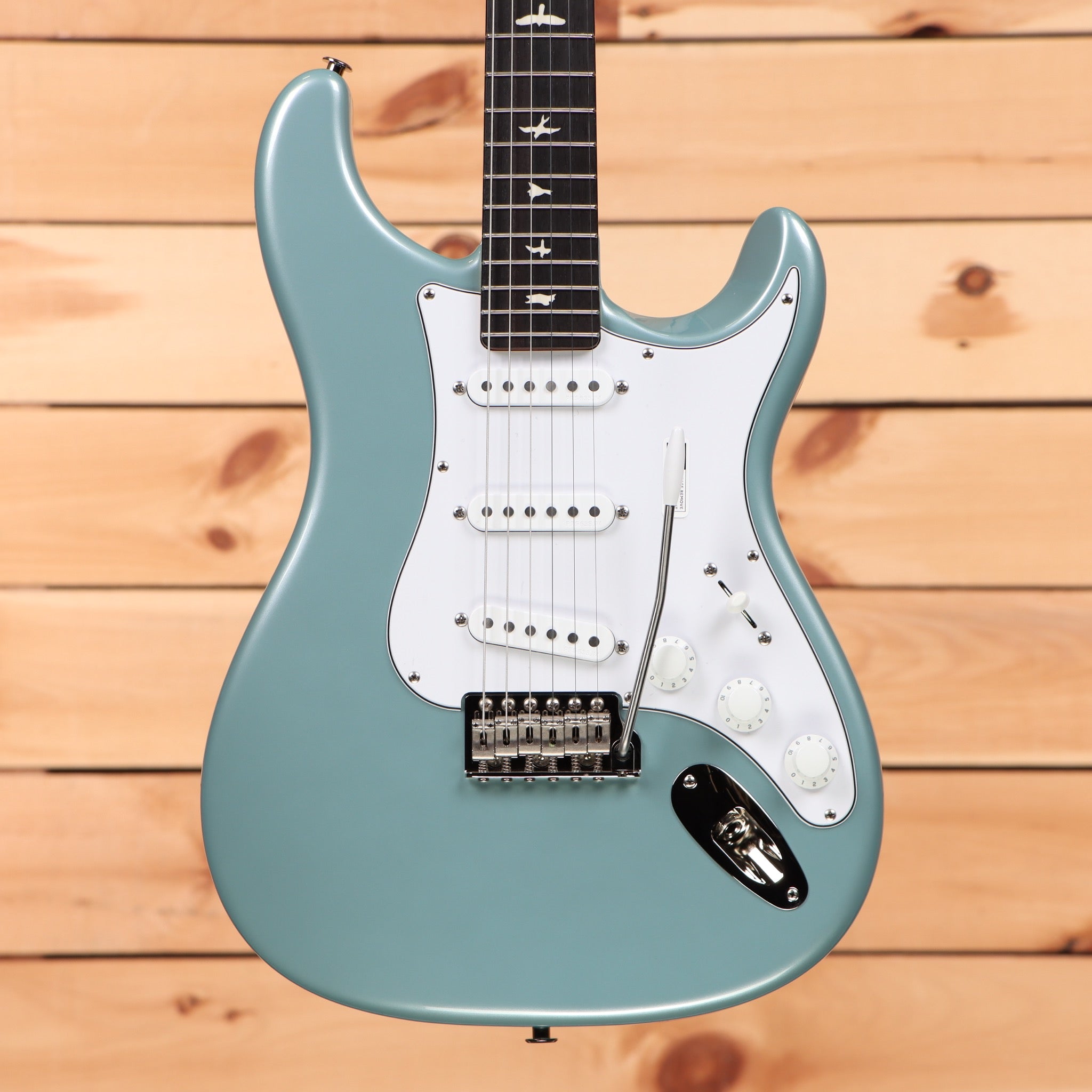 Paul Reed Smith Silver Sky Rosewood electric guitar Polar Blue with white pickguard