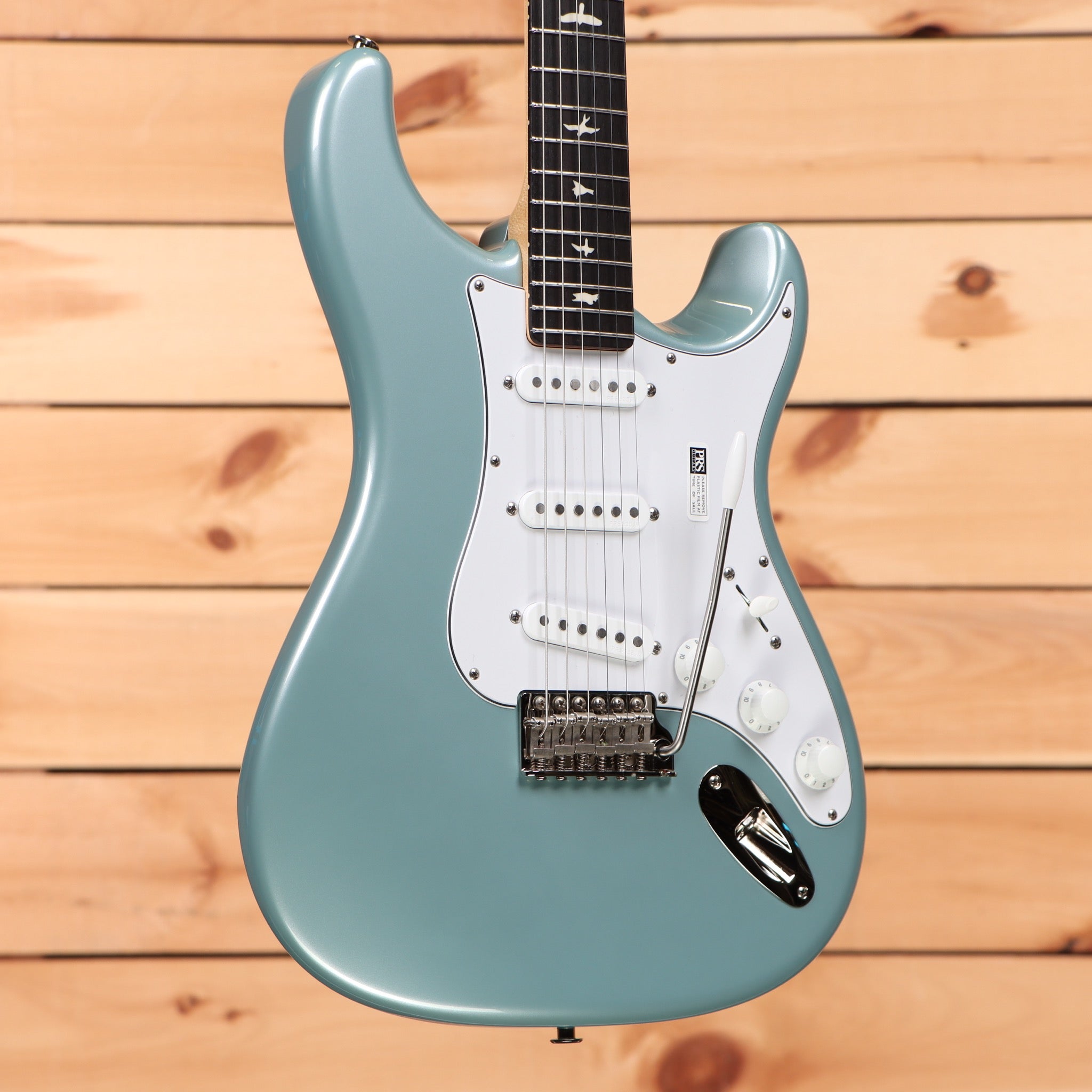 Paul Reed Smith Silver Sky electric guitar Polar Blue rosewood fretboard with white pickguard