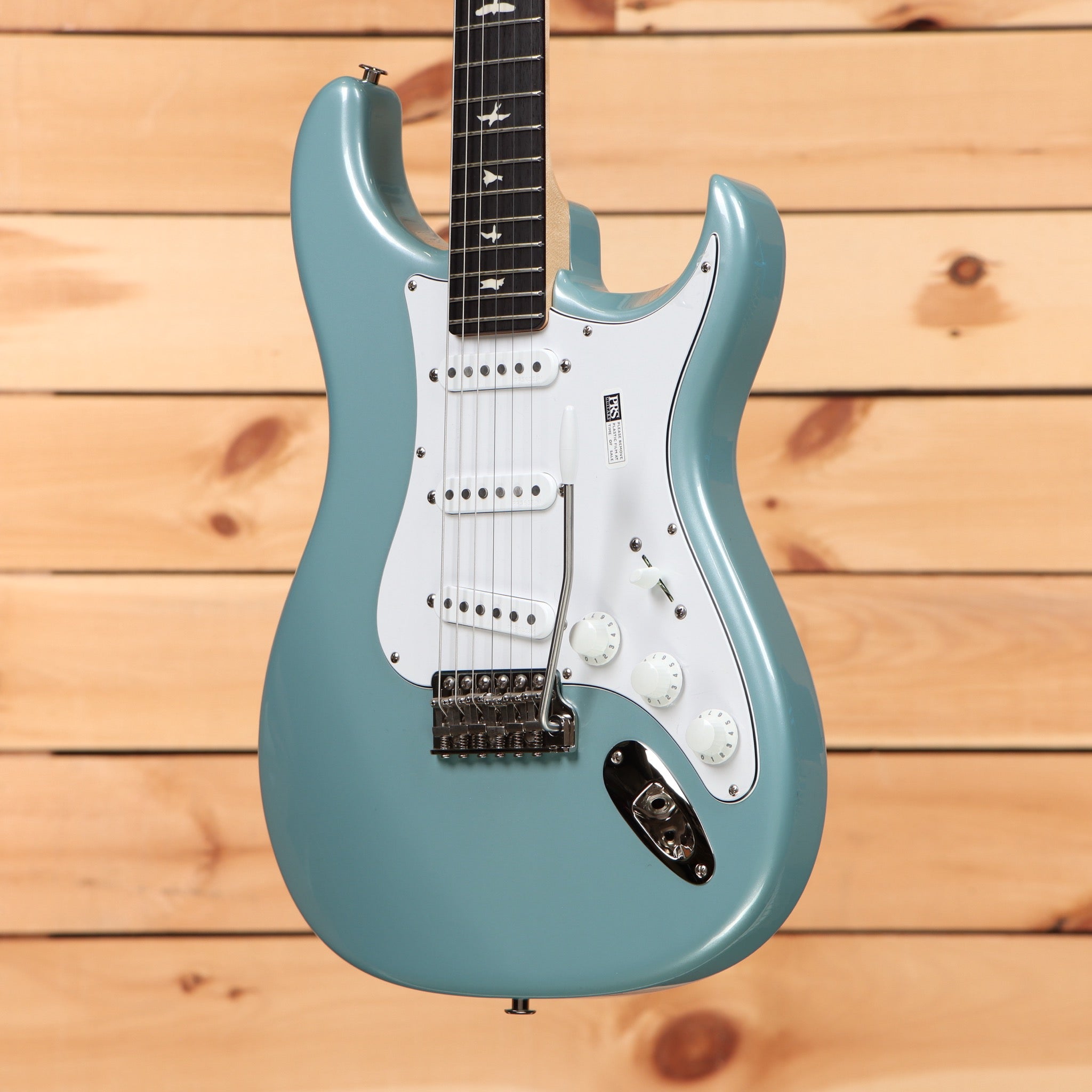 Paul Reed Smith Silver Sky electric guitar Polar Blue rosewood fretboard with white pickguard