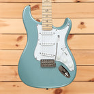 Paul Reed Smith Silver Sky Polar Blue electric guitar with maple neck and white pickguard