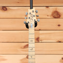 Paul Reed Smith Silver Sky maple electric guitar Polar Blue with bird inlays and gray tuning pegs