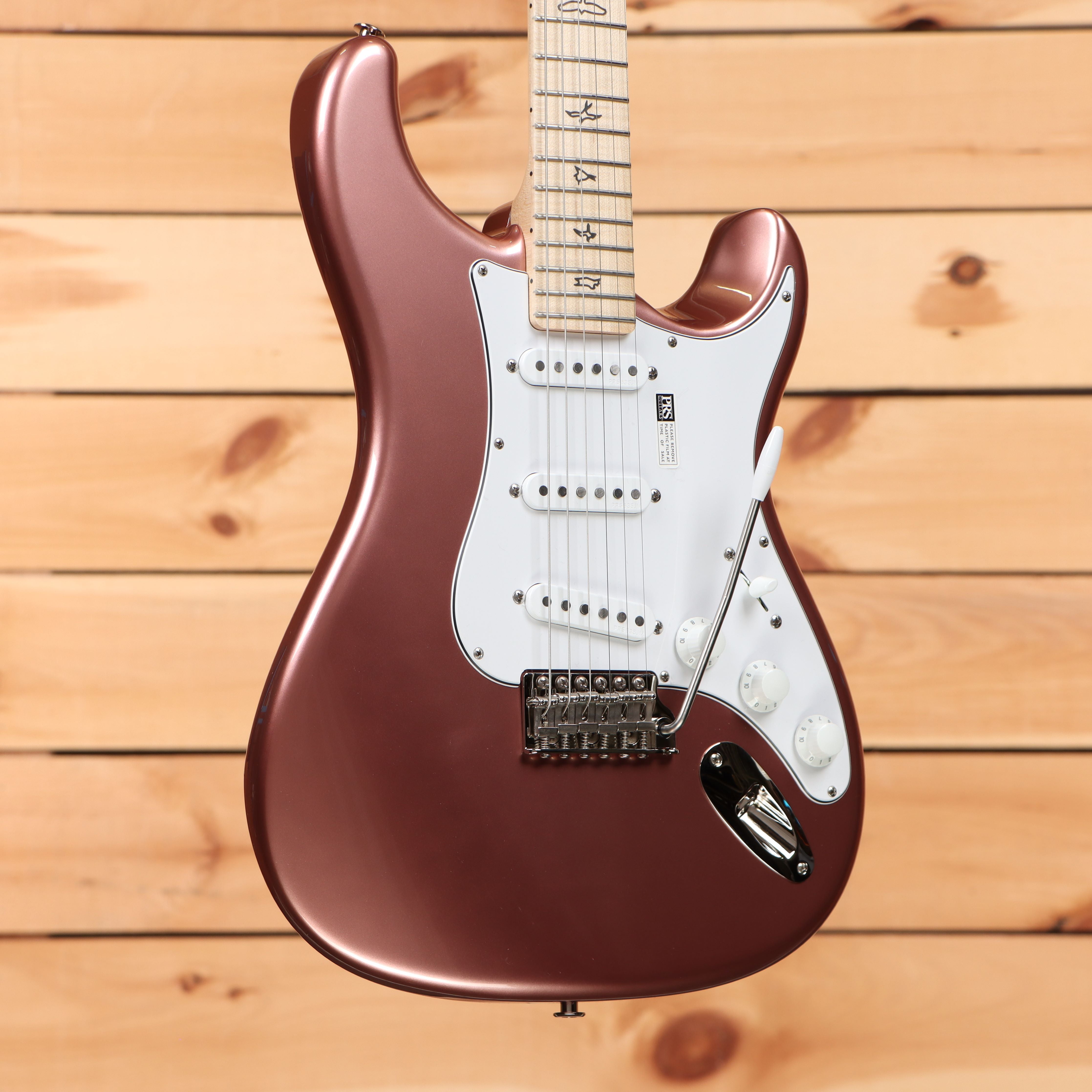 Paul Reed Smith Silver Sky electric guitar Midnight Rose with maple neck and white pickguard