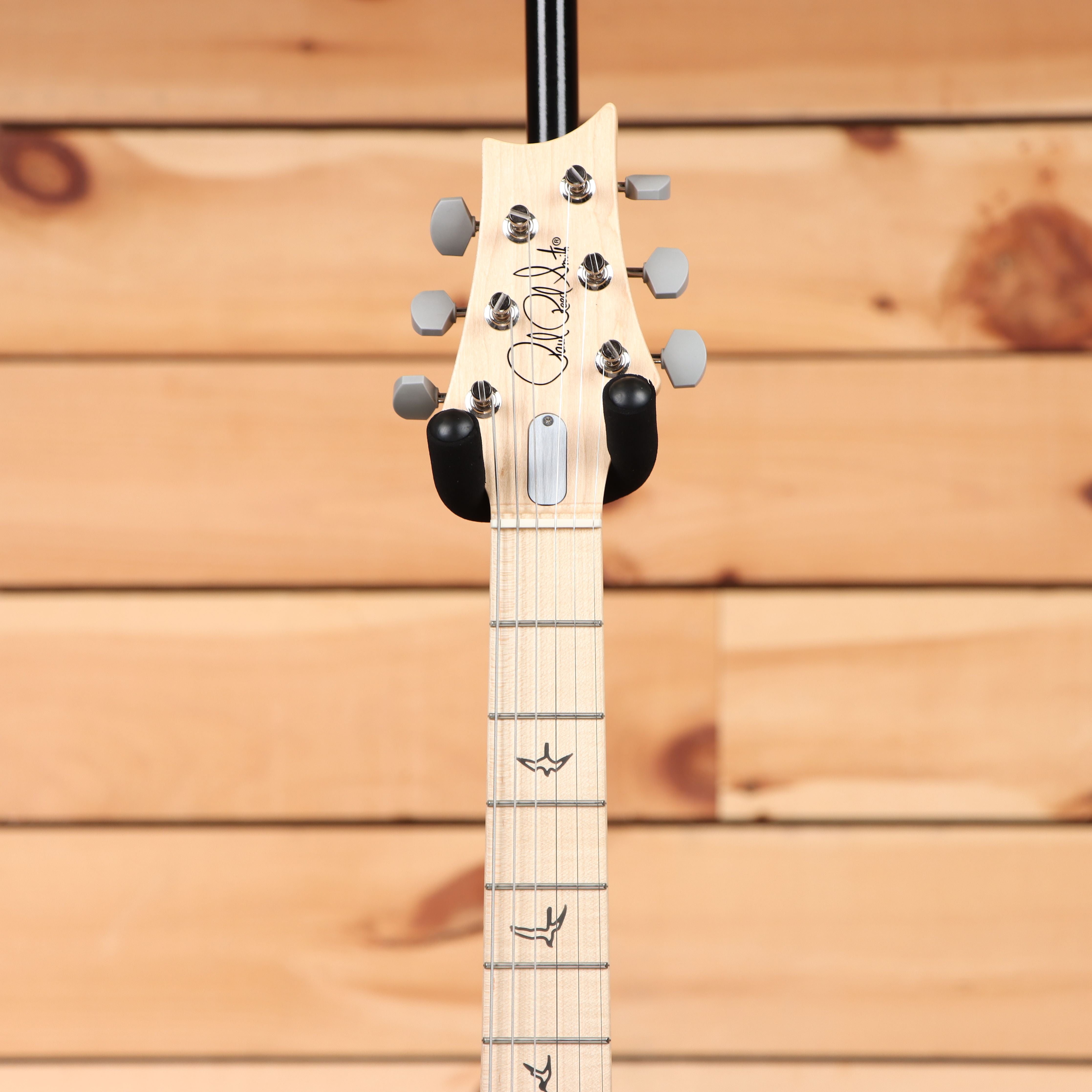 Paul Reed Smith Silver Sky Maple electric guitar Midnight Rose with bird inlays and maple neck