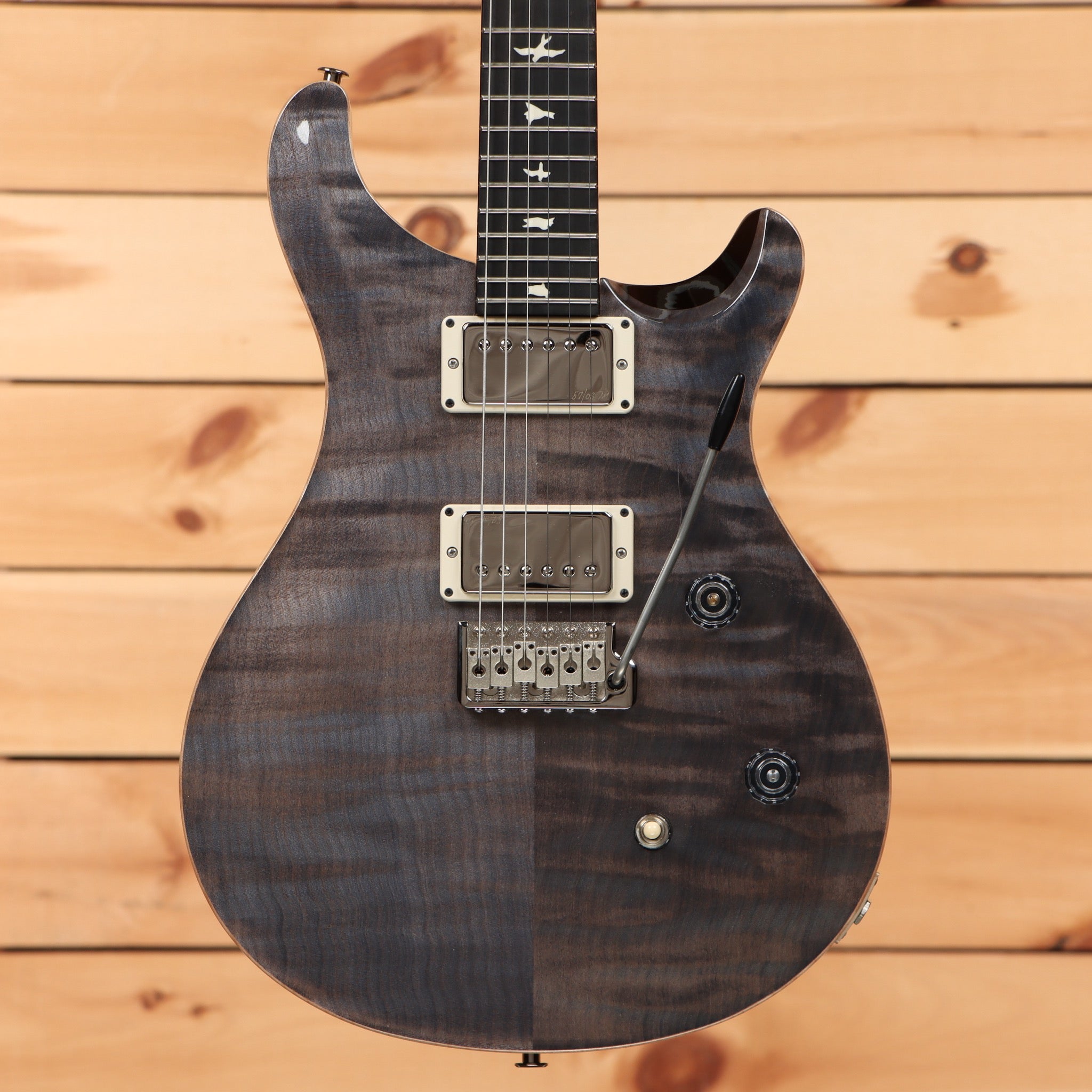 Paul Reed Smith Limited Righteous Run CE-24 electric guitar Faded Grey Black with dual humbucker pickups