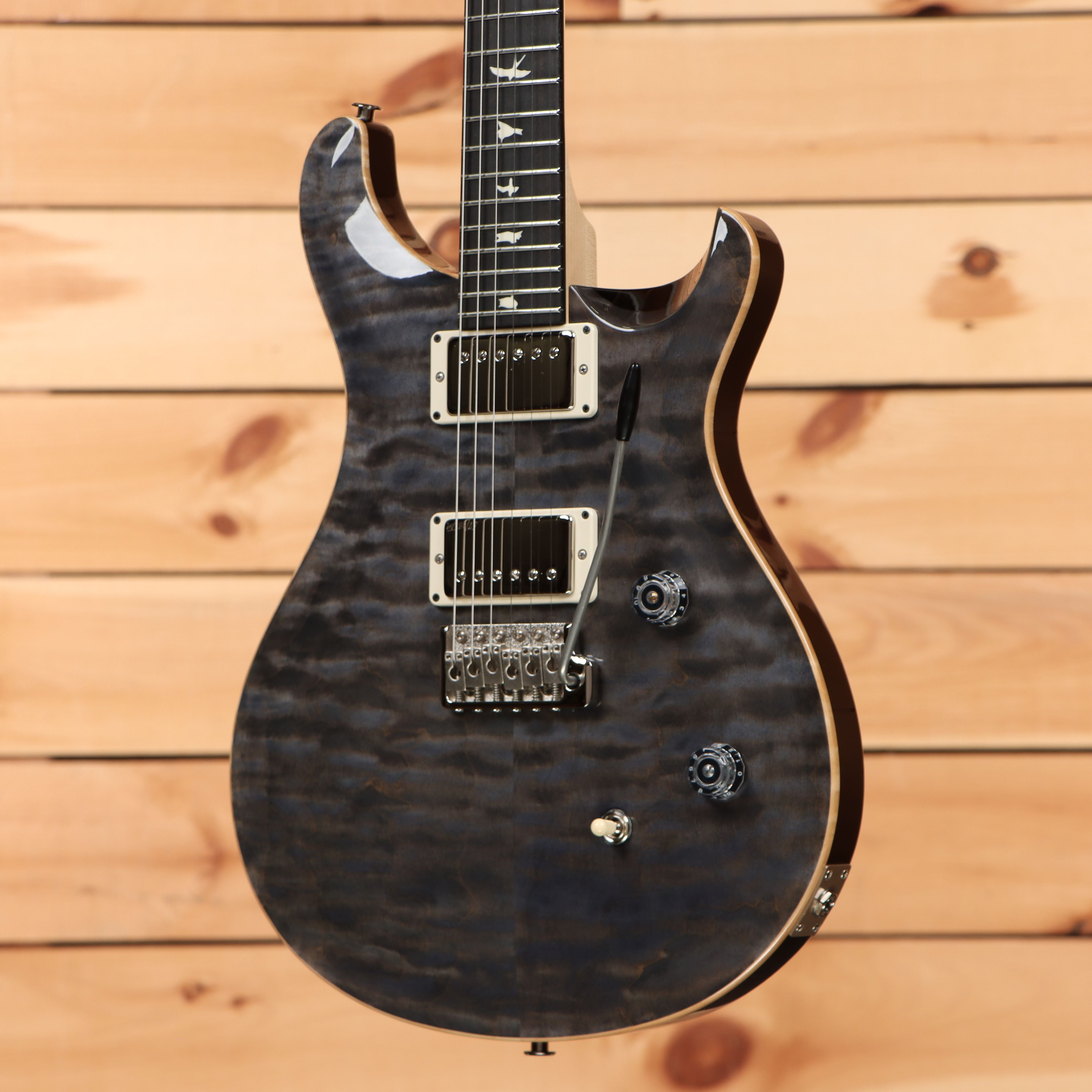 Paul Reed Smith Limited Righteous Run CE-24 electric guitar faded grey black with dual humbucker pickups