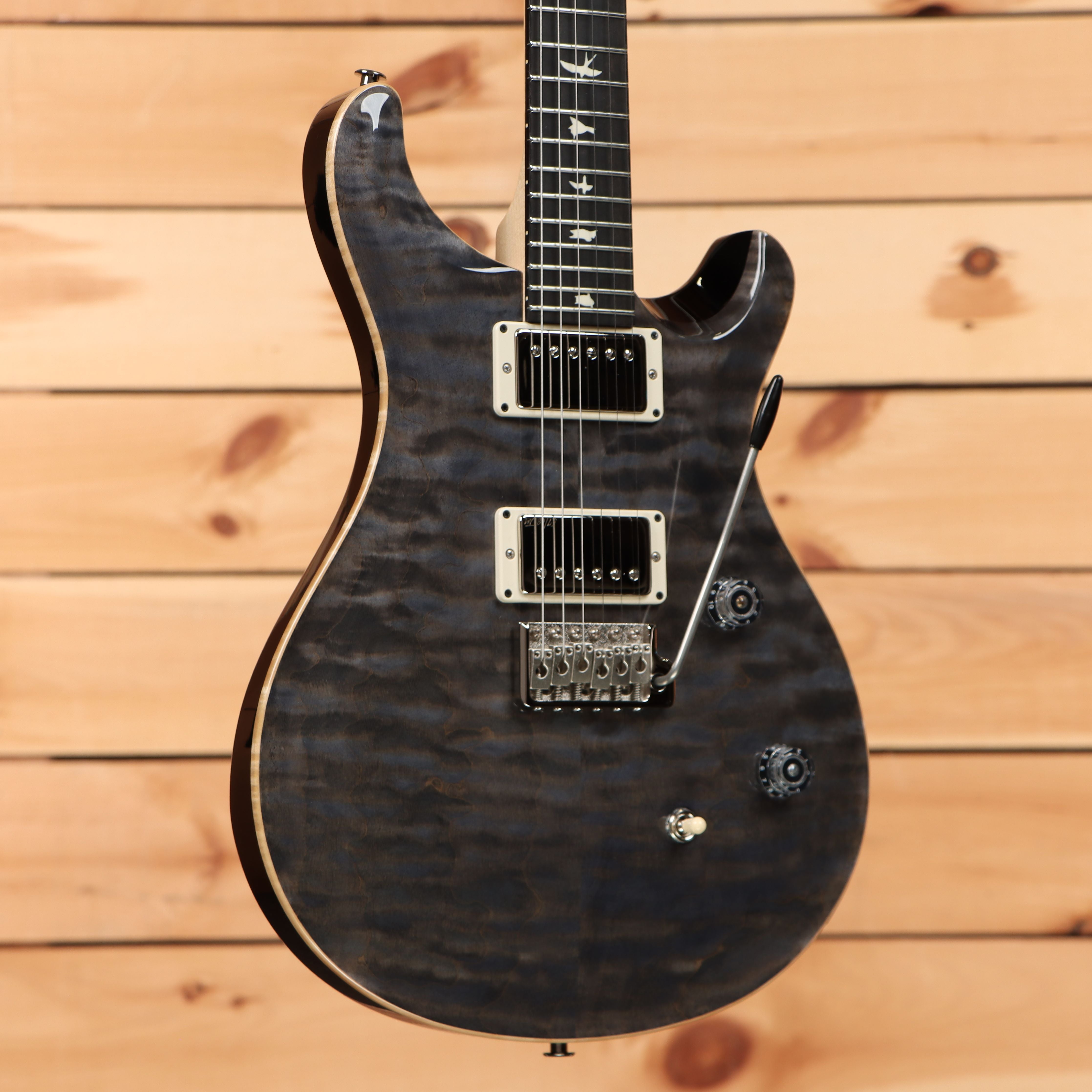 Paul Reed Smith Limited Righteous Run CE-24 electric guitar faded grey black with dual humbucker pickups