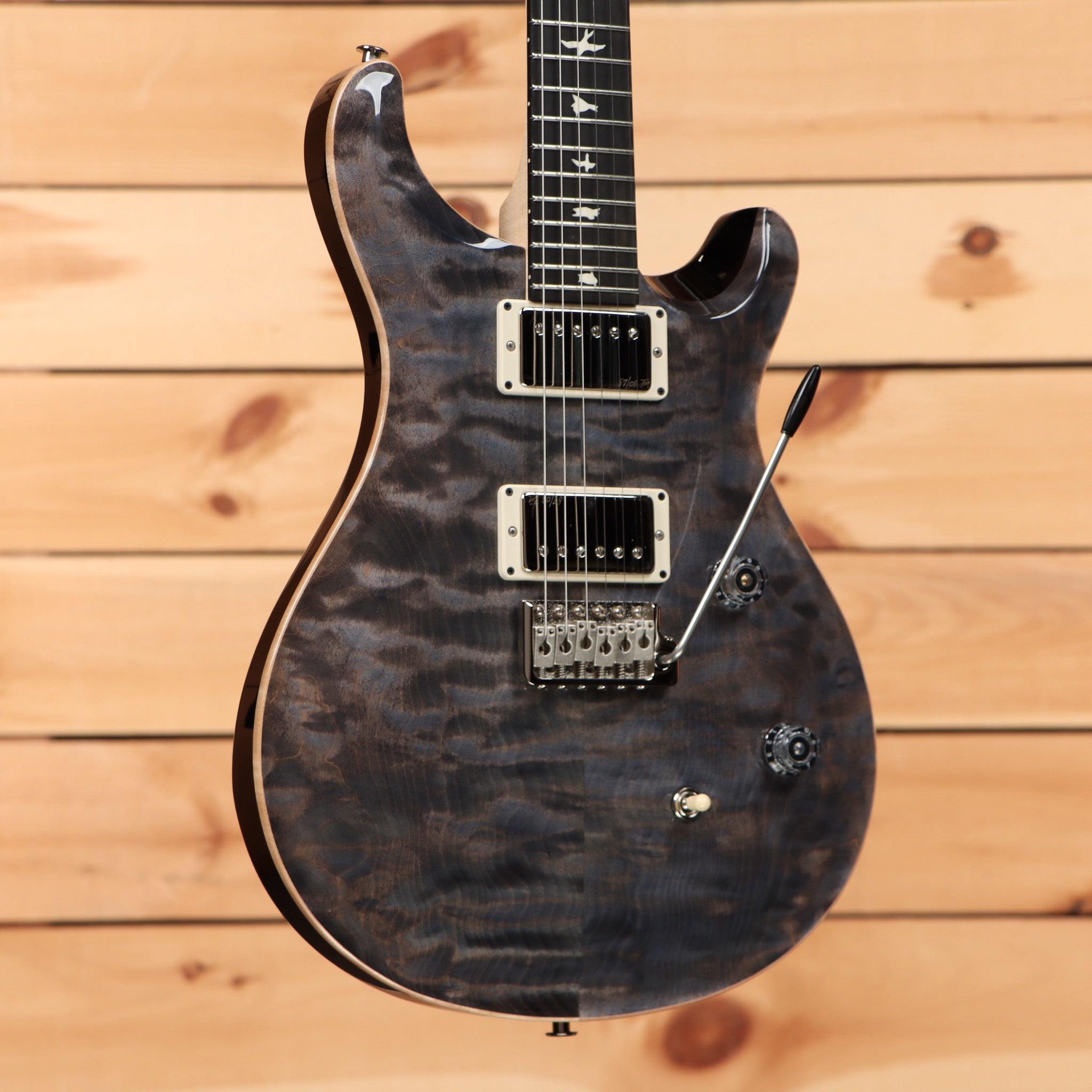 Paul Reed Smith Limited Righteous Run CE-24 electric guitar faded grey black with dual humbucker pickups