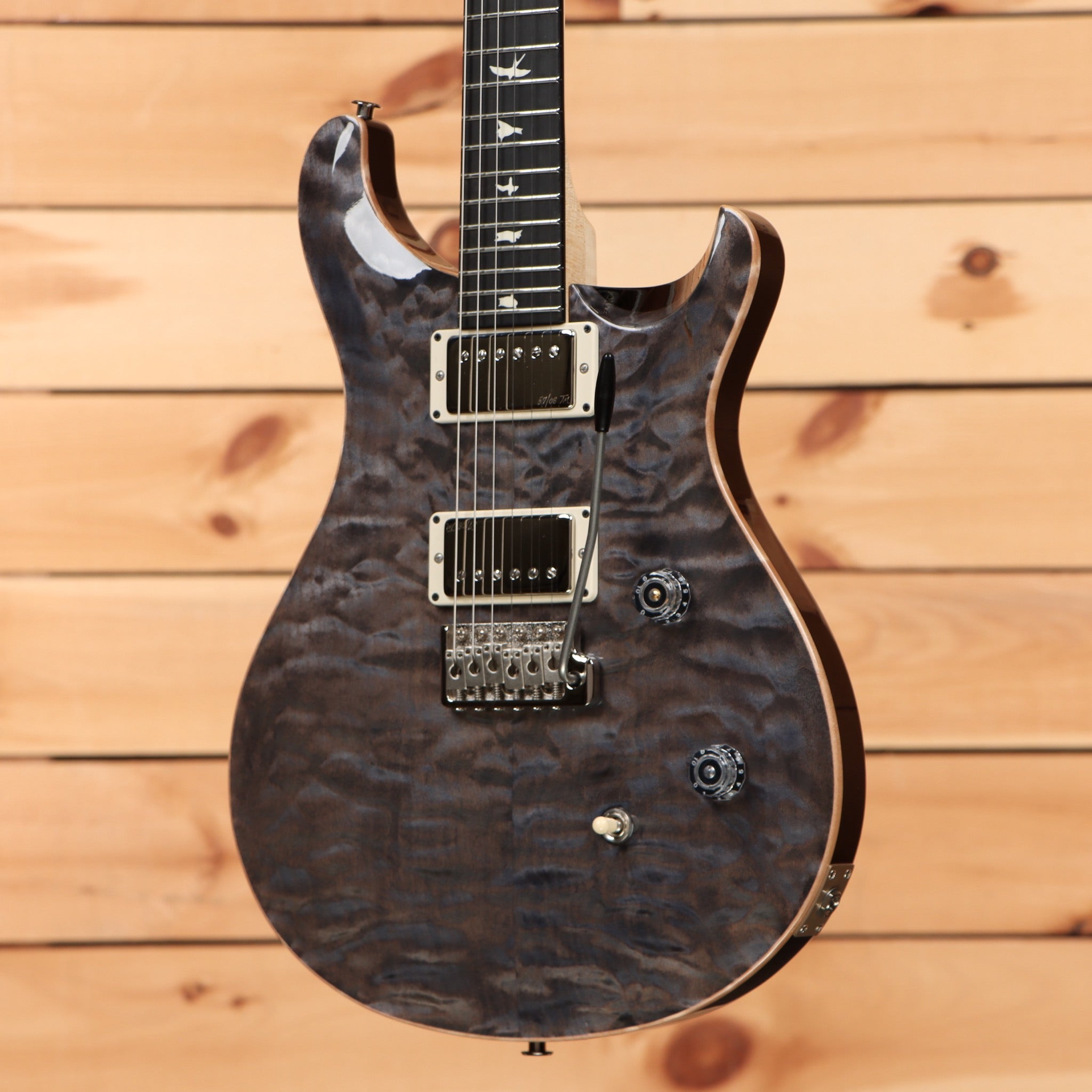 Paul Reed Smith Limited Righteous Run CE-24 electric guitar faded grey black with dual humbuckers and tremolo bridge