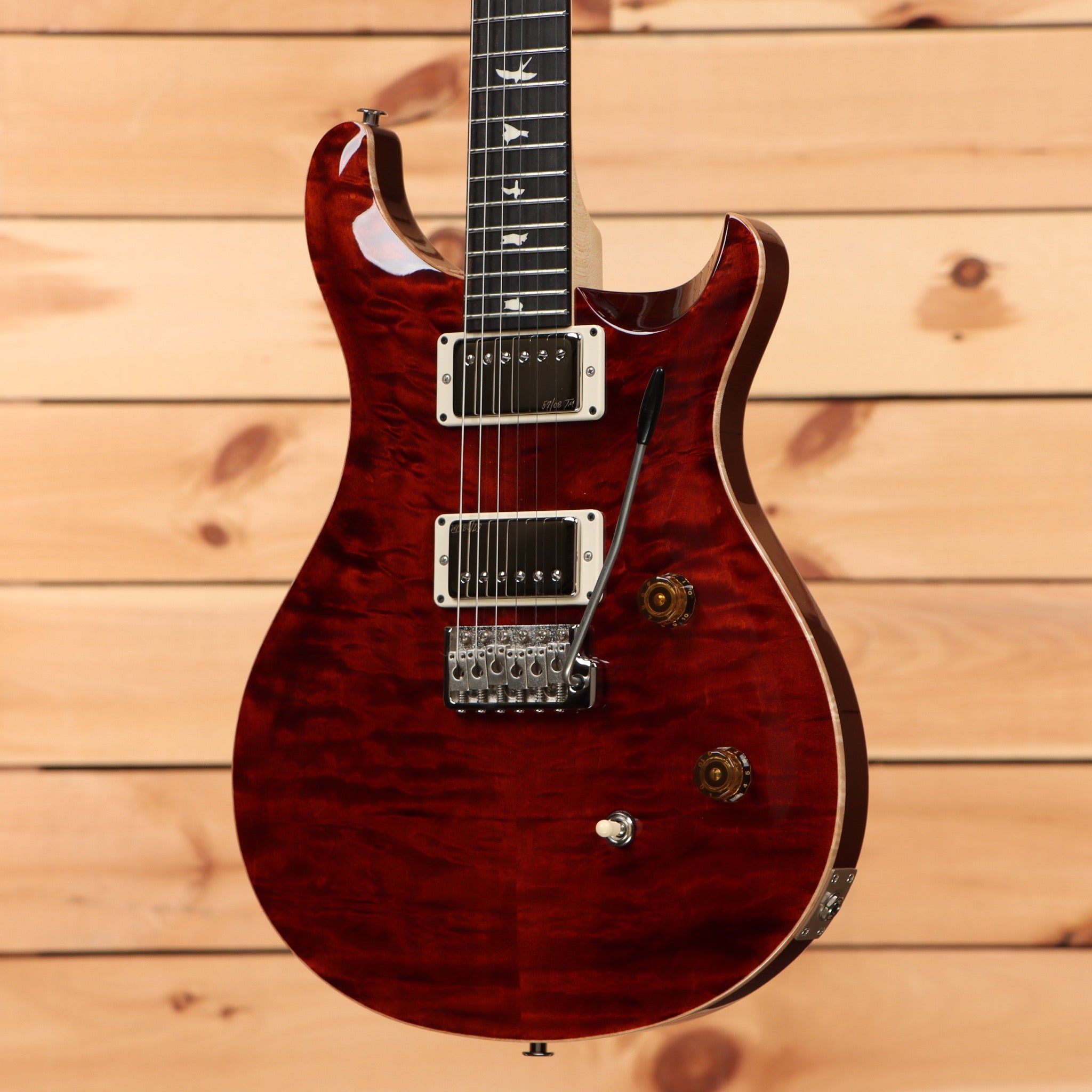 Paul Reed Smith Limited Righteous Run CE 24 electric guitar tortoise shell with dual humbuckers and tremolo bridge