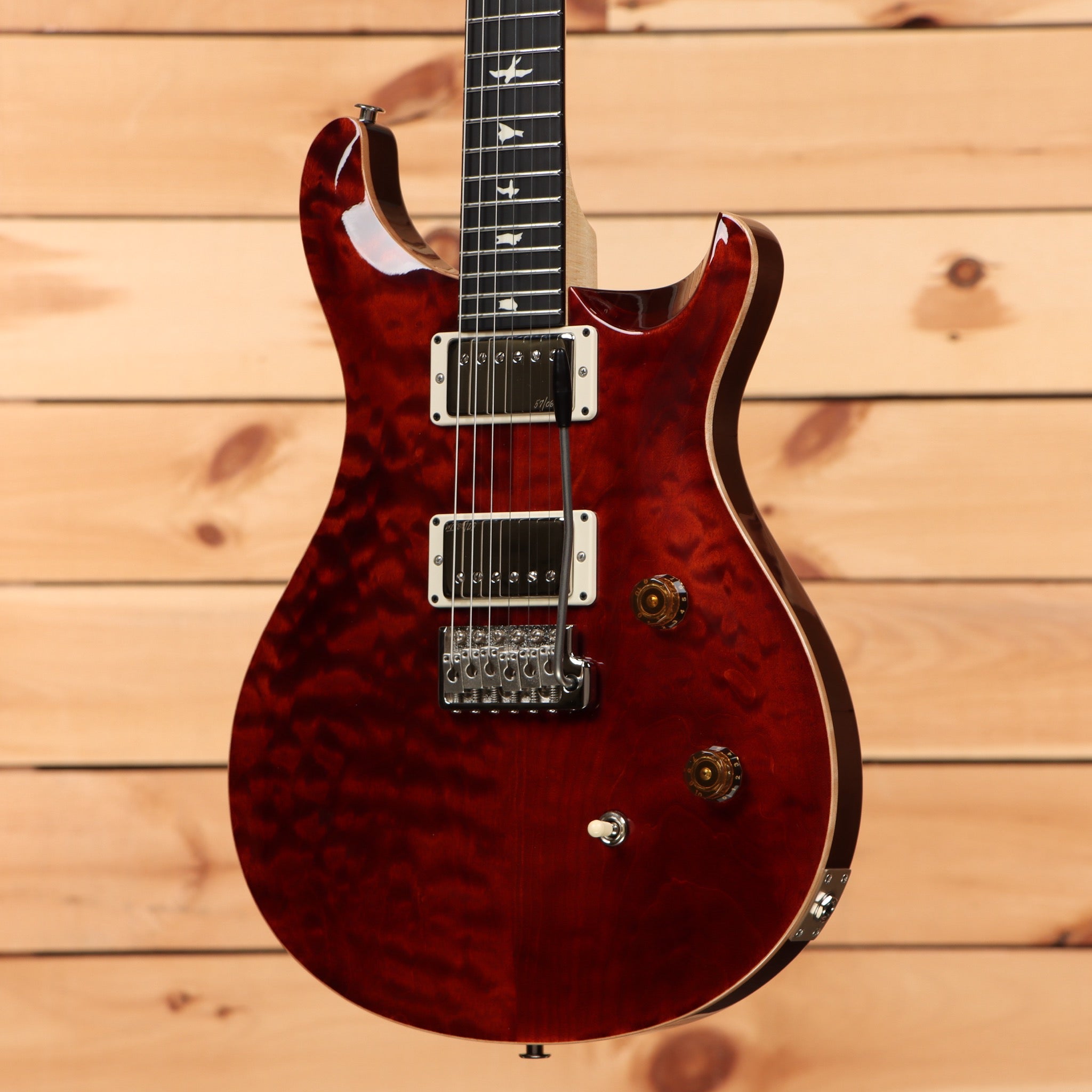 Paul Reed Smith Limited Righteous Run CE 24 electric guitar tortoise shell with dual humbuckers and tremolo bridge