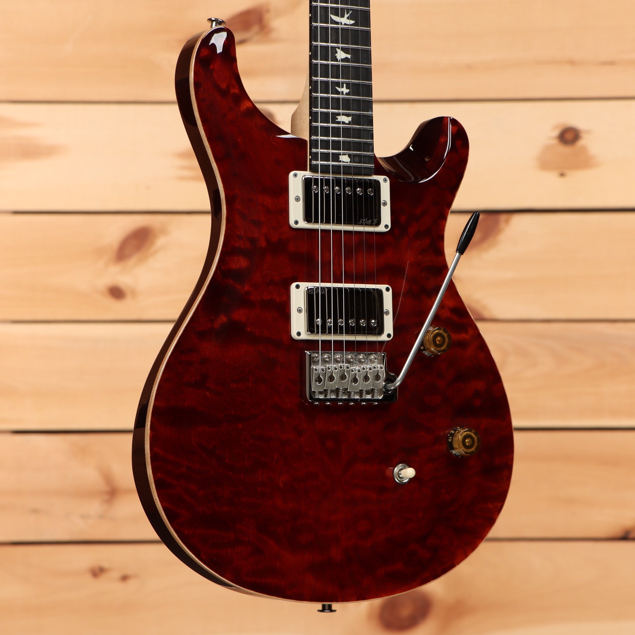 Paul Reed Smith Limited Righteous Run CE-24 electric guitar tortoise shell finish with dual humbuckers and flamed maple top