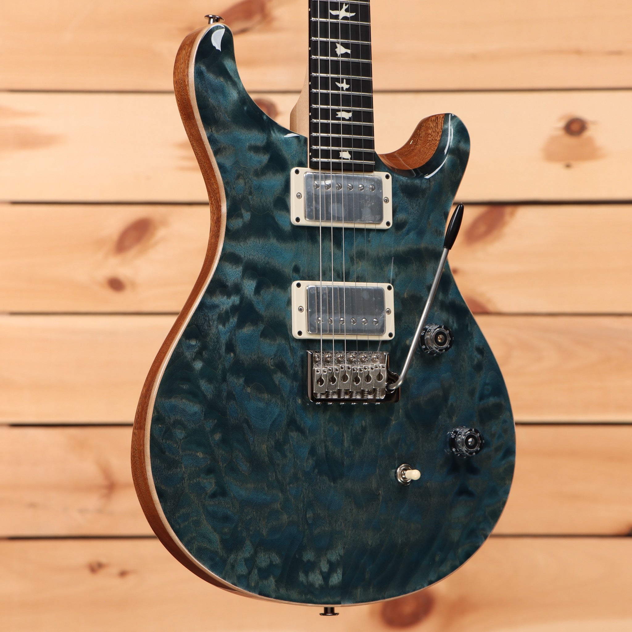Paul Reed Smith Limited Righteous Run CE-24 Blue Crab electric guitar with dual humbucker pickups and quilted maple top