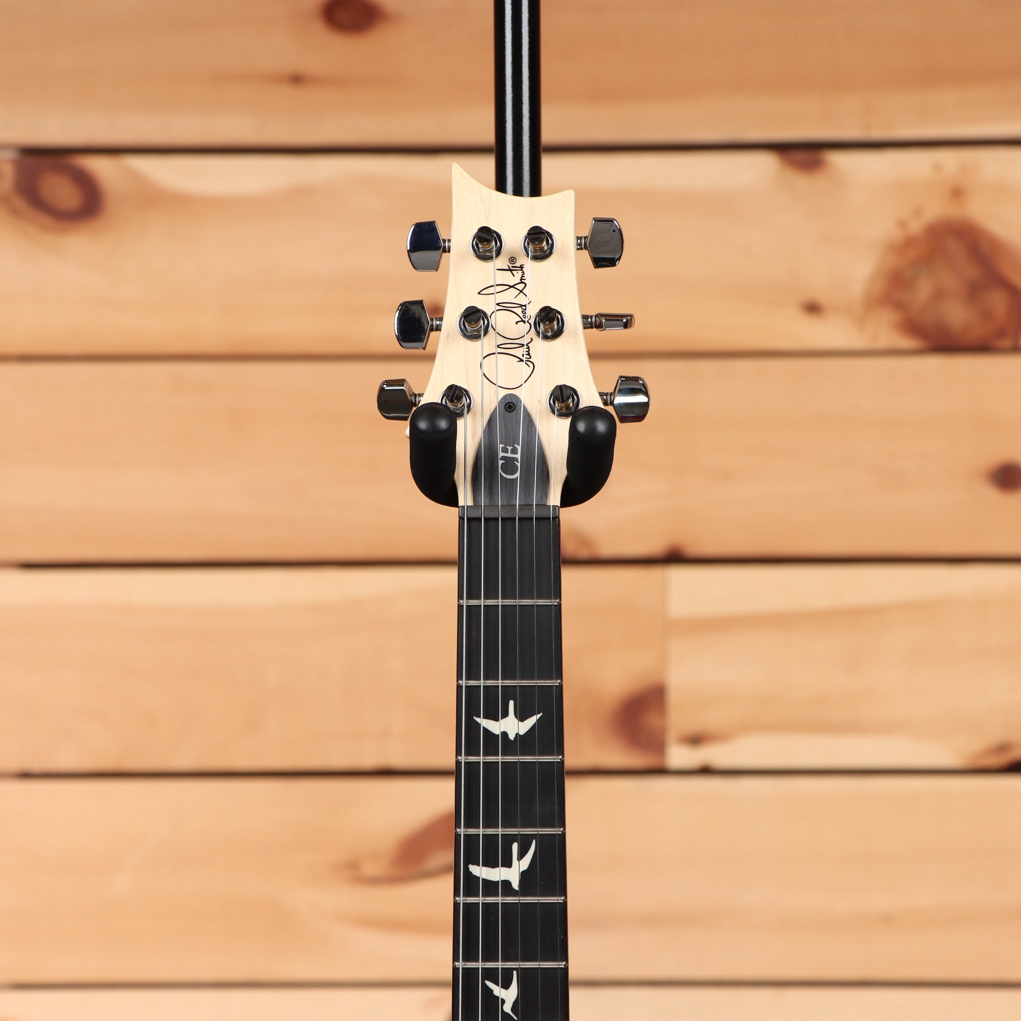 Paul Reed Smith Limited Righteous Run CE-24 electric guitar Faded Grey Black Cherry Burst with bird inlays