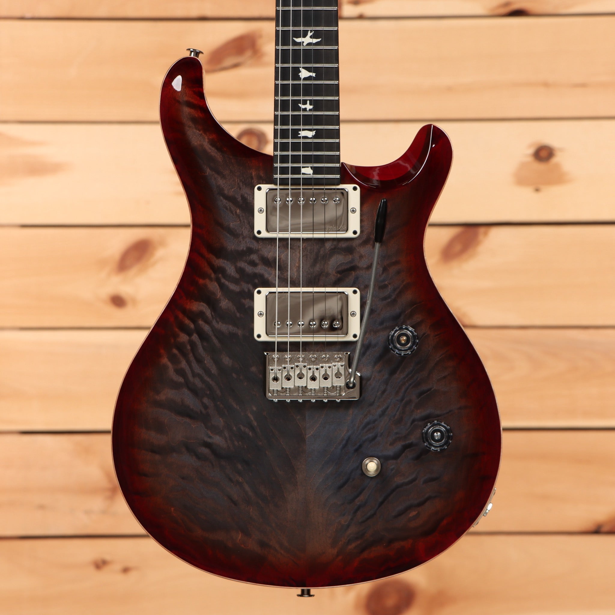 Paul Reed Smith Limited Righteous Run CE-24 electric guitar Faded Grey Black Cherry Burst with dual humbuckers
