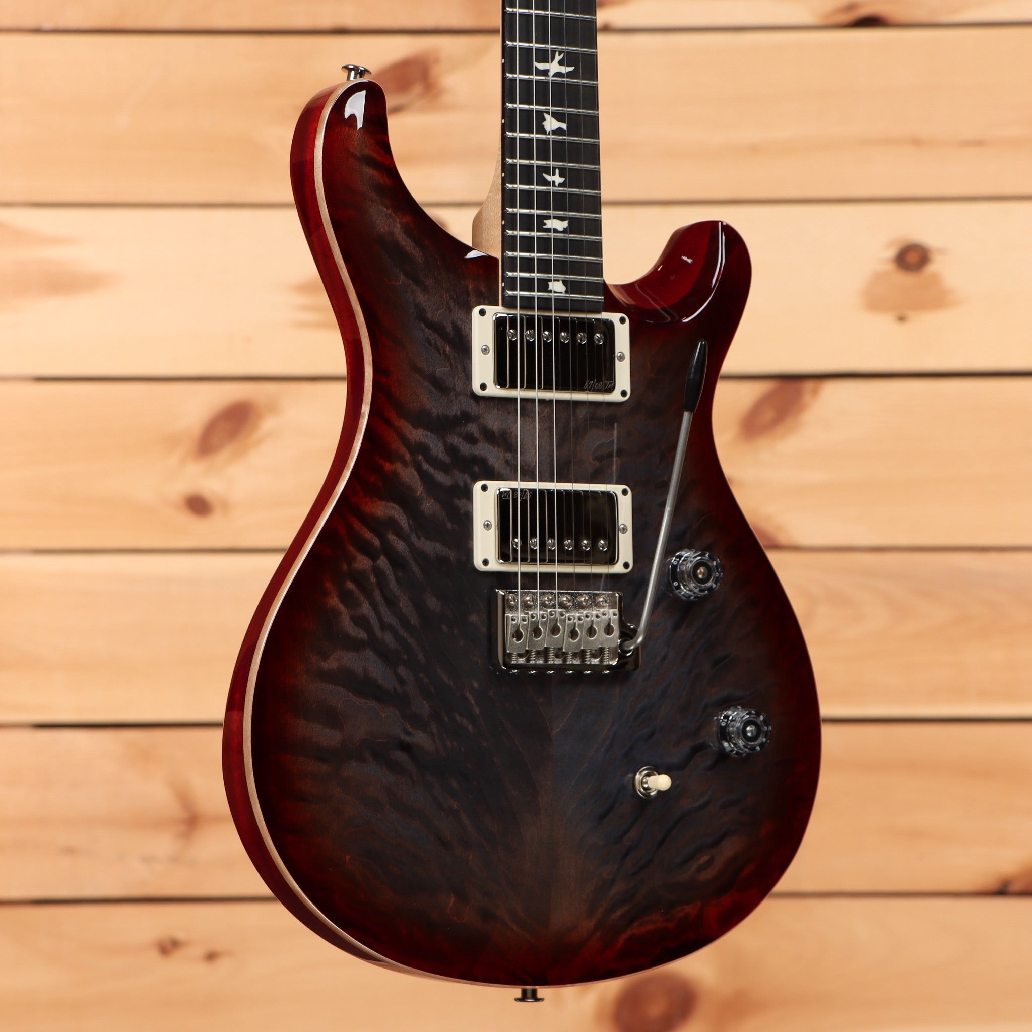 Paul Reed Smith Limited Righteous Run CE-24 electric guitar Black Cherry Burst with dual humbucker pickups