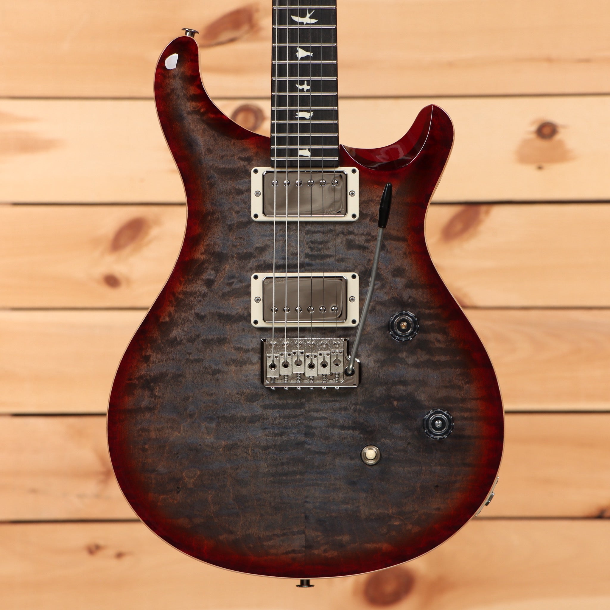 Paul Reed Smith Limited Righteous Run CE 24 electric guitar Faded Grey Black Cherry Burst with dual humbucker pickups