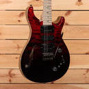 Paul Reed Smith Special semi-hollow electric guitar Fire Red to Grey Black Fade with dual humbuckers