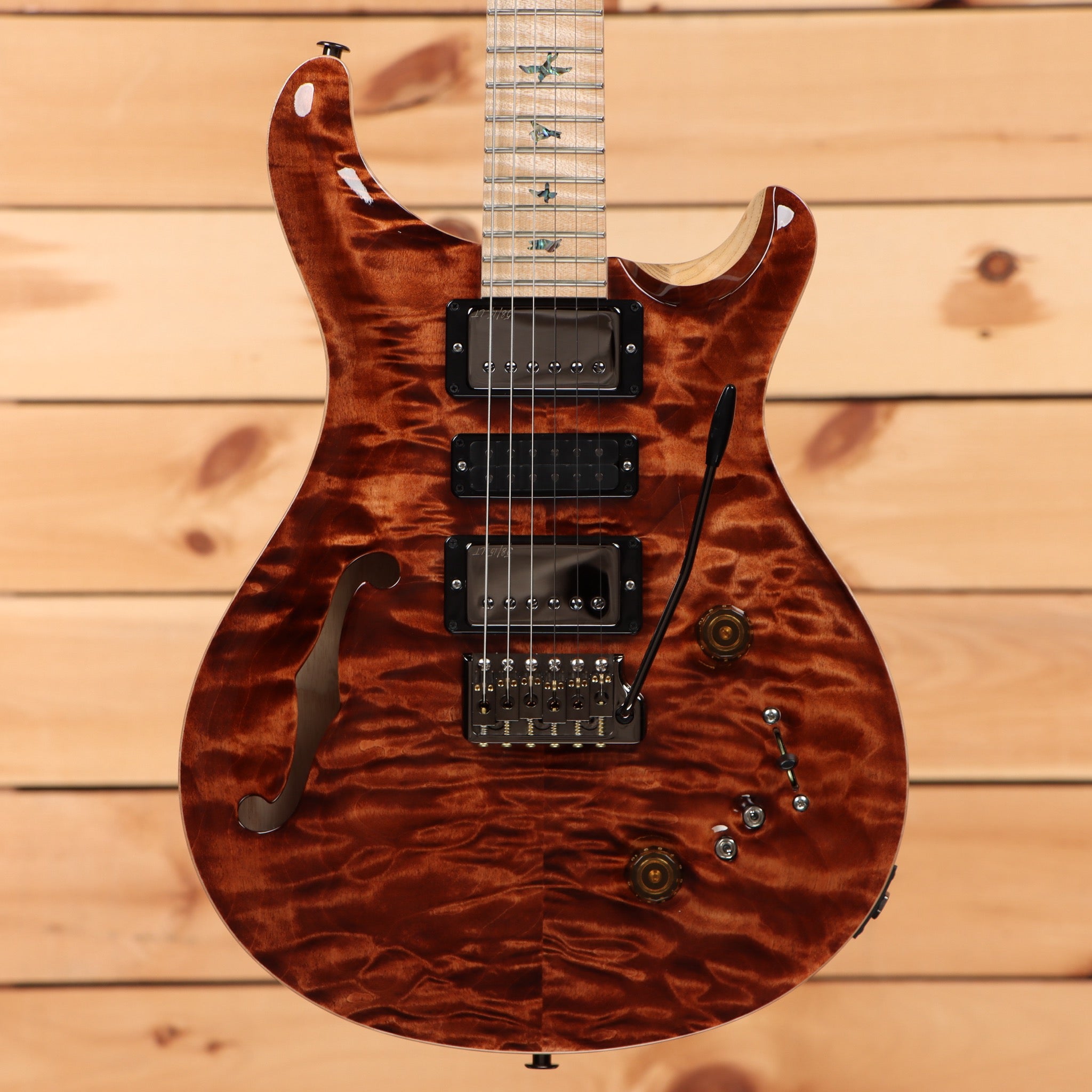 Paul Reed Smith Special semi-hollow electric guitar Copperhead with flamed maple top and humbucker pickups