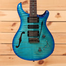 Paul Reed Smith Special Semi-Hollow electric guitar Makena Blue flamed maple top with tremolo bridge