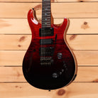 Paul Reed Smith Special Semi-Hollow electric guitar fire red to grey black fade with flamed maple top