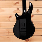 Ernie Ball Music Man Majesty 6 electric guitar Okelani Blue with humbucker pickups and contoured body
