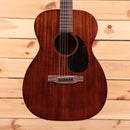 Martin 00-15M concert acoustic guitar natural finish with mahogany back and sides