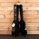 Martin 0018 dreadnought acoustic guitar case with chrome hardware and black velvet interior