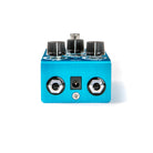 Way Huge Smalls Aqua Puss analog delay pedal aqua with three knobs and dual footswitches