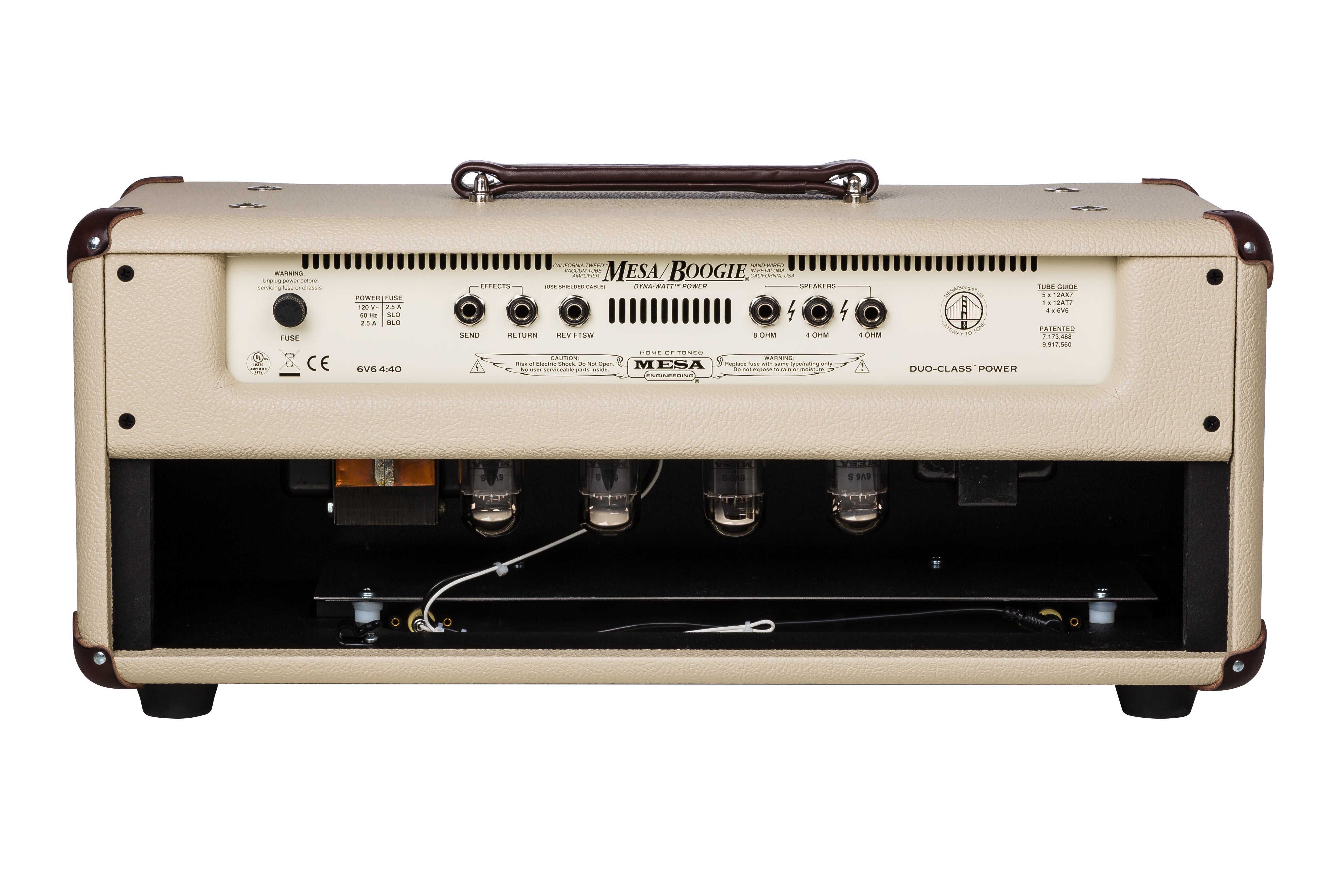 Mesa Boogie California Tweed 6V6 4:40 tube amplifier head with dual-class power output