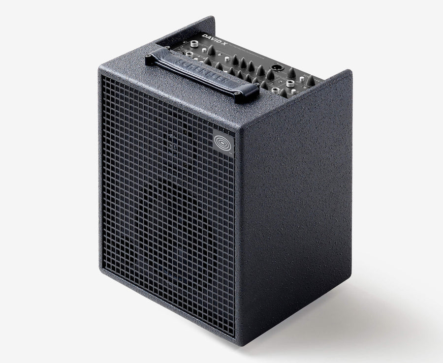 Schertler David X Combo anthracite acoustic amplifier with multi-control panel top