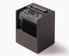 Schertler David X Combo dark wood acoustic amplifier with vertical cooling fins