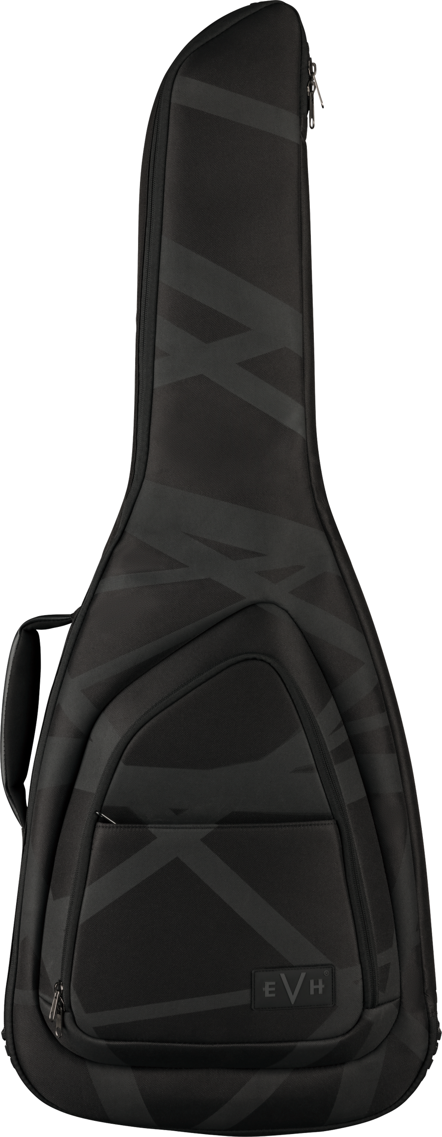 EVH Striped gig bag black and gray electric guitar case with shoulder strap
